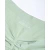 imageAUROLA Influence Workout Shorts for Women25 35 45 55 65 No Roll Up Squat Proof Scrunch Seamless Compression Gym ShortFog Green