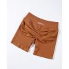 imageAUROLA Influence Workout Shorts for Women25 35 45 55 65 No Roll Up Squat Proof Scrunch Seamless Compression Gym ShortHoney Ginger