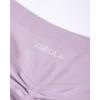 imageAUROLA Influence Workout Shorts for Women25 35 45 55 65 No Roll Up Squat Proof Scrunch Seamless Compression Gym ShortLilac Snow
