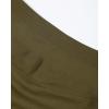 imageAUROLA Influence Workout Shorts for Women25 35 45 55 65 No Roll Up Squat Proof Scrunch Seamless Compression Gym ShortMartini Olive