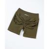 imageAUROLA Influence Workout Shorts for Women25 35 45 55 65 No Roll Up Squat Proof Scrunch Seamless Compression Gym ShortMartini Olive