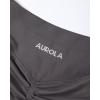imageAUROLA Influence Workout Shorts for Women25 35 45 55 65 No Roll Up Squat Proof Scrunch Seamless Compression Gym ShortPlum Truffle