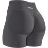 imageAUROLA Influence Workout Shorts for Women25 35 45 55 65 No Roll Up Squat Proof Scrunch Seamless Compression Gym ShortPlum Truffle