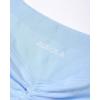 imageAUROLA Influence Workout Shorts for Women25 35 45 55 65 No Roll Up Squat Proof Scrunch Seamless Compression Gym ShortSky Light
