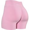 imageAUROLA Influence Workout Shorts for Women25 35 45 55 65 No Roll Up Squat Proof Scrunch Seamless Compression Gym ShortSweet Pink