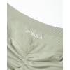 imageAUROLA Influence Workout Shorts for Women25 35 45 55 65 No Roll Up Squat Proof Scrunch Seamless Compression Gym ShortTidal Foam