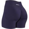 imageAUROLA Influence Workout Shorts for Women25 35 45 55 65 No Roll Up Squat Proof Scrunch Seamless Compression Gym ShortUltra Violet