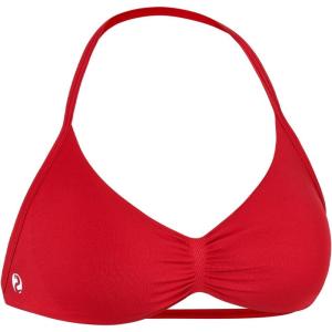 imageAUROLA Influence Strappy Bra Sports Bras for Women Backless Padded Impact Strappy Bra Workout Gym Yoga with Removable CupsChili Red