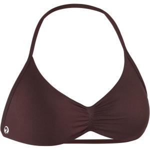 imageAUROLA Influence Strappy Bra Sports Bras for Women Backless Padded Impact Strappy Bra Workout Gym Yoga with Removable CupsCinnamon