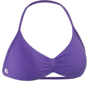 imageAUROLA Influence Strappy Bra Sports Bras for Women Backless Padded Impact Strappy Bra Workout Gym Yoga with Removable CupsDark Purple