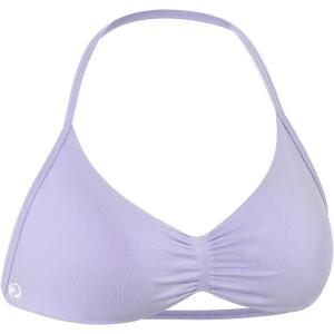 imageAUROLA Influence Strappy Bra Sports Bras for Women Backless Padded Impact Strappy Bra Workout Gym Yoga with Removable CupsLavender