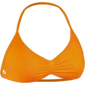 imageAUROLA Influence Strappy Bra Sports Bras for Women Backless Padded Impact Strappy Bra Workout Gym Yoga with Removable CupsPersimmon Orange