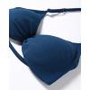 imageAUROLA Influence Adjustable Strappy Sports Bras for WomenSeamless Backless Padded Straps Impact Yoga Gym Workout BraEnsign Blue