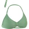 imageAUROLA Influence Adjustable Strappy Sports Bras for WomenSeamless Backless Padded Straps Impact Yoga Gym Workout BraMineral Green