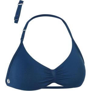 imageAUROLA Influence Adjustable Strappy Sports Bras for WomenSeamless Backless Padded Straps Impact Yoga Gym Workout BraEnsign Blue