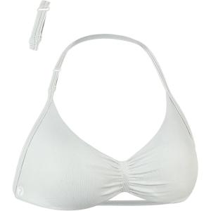 imageAUROLA Influence Adjustable Strappy Sports Bras for WomenSeamless Backless Padded Straps Impact Yoga Gym Workout BraGlacier Gray
