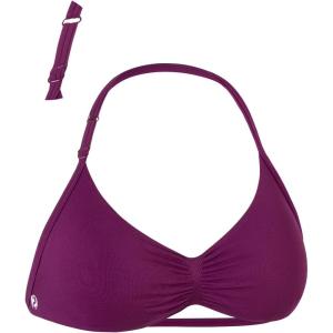 imageAUROLA Influence Adjustable Strappy Sports Bras for WomenSeamless Backless Padded Straps Impact Yoga Gym Workout BraMagenta