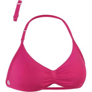 imageAUROLA Influence Adjustable Strappy Sports Bras for WomenSeamless Backless Padded Straps Impact Yoga Gym Workout BraVivid Cerise