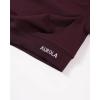 imageAUROLA Influence Crop Top Workout Shirts for Women UltraSoft Seamless Gym T Shirts Short Sleeve Running Workout TopsBlack Cherry