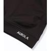 imageAUROLA Influence Crop Top Workout Shirts for Women UltraSoft Seamless Gym T Shirts Short Sleeve Running Workout TopsCoffee