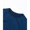 imageAUROLA Influence Crop Top Workout Shirts for Women UltraSoft Seamless Gym T Shirts Short Sleeve Running Workout TopsEnsign Blue