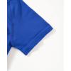 imageAUROLA Influence Crop Top Workout Shirts for Women UltraSoft Seamless Gym T Shirts Short Sleeve Running Workout TopsKlein Blue
