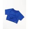 imageAUROLA Influence Crop Top Workout Shirts for Women UltraSoft Seamless Gym T Shirts Short Sleeve Running Workout TopsKlein Blue