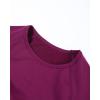 imageAUROLA Influence Crop Top Workout Shirts for Women UltraSoft Seamless Gym T Shirts Short Sleeve Running Workout TopsMagenta