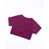 imageAUROLA Influence Crop Top Workout Shirts for Women UltraSoft Seamless Gym T Shirts Short Sleeve Running Workout TopsMagenta