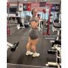 imageAUROLA Influence Crop Top Workout Shirts for Women UltraSoft Seamless Gym T Shirts Short Sleeve Running Workout TopsPlum Truffle