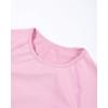 imageAUROLA Influence Crop Top Workout Shirts for Women UltraSoft Seamless Gym T Shirts Short Sleeve Running Workout TopsSweet Pink