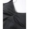 imageAUROLA Influence Longline Strappy Workout Halter Tops for WomenRemovable Cups Padded Bras Impact Gym Yoga Sleeveless TopDark Grey