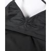 imageAUROLA Influence Longline Strappy Workout Halter Tops for WomenRemovable Cups Padded Bras Impact Gym Yoga Sleeveless TopDark Grey
