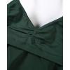 imageAUROLA Influence Longline Strappy Workout Halter Tops for WomenRemovable Cups Padded Bras Impact Gym Yoga Sleeveless TopEden Green