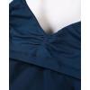 imageAUROLA Influence Longline Strappy Workout Halter Tops for WomenRemovable Cups Padded Bras Impact Gym Yoga Sleeveless TopEnsign Blue