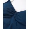 imageAUROLA Influence Longline Strappy Workout Halter Tops for WomenRemovable Cups Padded Bras Impact Gym Yoga Sleeveless TopEnsign Blue