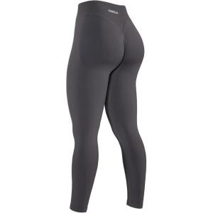 imageAUROLA Influence Workout Leggings for Women Seamless Compression Tummy Control Leggings Mid Rise Yoga PantsPlum Truffle