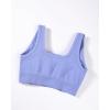 imageAUROLA Power Sports Bras for Women  Push Up Workout Bra Square Neck Yoga Bra Padded Low Impact Gym Bra Crop TopJacaranda