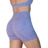 imageAUROLA CAMO Collection Workout Shorts for Women Subtle Logo Seamless Scrunch Gym Yoga Running Active ShortCamojacaranda