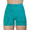 imageAUROLA CAMO Collection Workout Shorts for Women Subtle Logo Seamless Scrunch Gym Yoga Running Active ShortCamolake Green