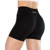 imageAUROLA Intensify V20 Womens Workout Shorts Athletic Running Shorts Seamless High Waist Gym Yoga ShortsBlack