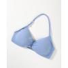 imageAUROLA Influence Adjustable Strappy Sports Bras for WomenLow Support Seamless Backless Padded Straps Impact Yoga Gym BraAiry Blue