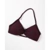 imageAUROLA Influence Adjustable Strappy Sports Bras for WomenLow Support Seamless Backless Padded Straps Impact Yoga Gym BraBlack Cherry