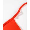 imageAUROLA Influence Adjustable Strappy Sports Bras for WomenLow Support Seamless Backless Padded Straps Impact Yoga Gym BraHalloween Orange