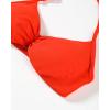imageAUROLA Influence Adjustable Strappy Sports Bras for WomenLow Support Seamless Backless Padded Straps Impact Yoga Gym BraHalloween Orange