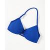 imageAUROLA Influence Adjustable Strappy Sports Bras for WomenLow Support Seamless Backless Padded Straps Impact Yoga Gym BraKlein Blue