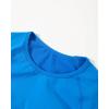 imageAUROLA Influence Crop Top Workout Shirts for Women UltraSoft Seamless Gym T Shirts Short Sleeve Running Workout TopsIndigo