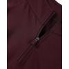 imageAUROLA Influence Workout Jacket for Women Half Zip Cropped Slim Fit Long Sleeve Yoga Jackets Athletic Top with Thumb HolesBlack Cherry