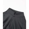 imageAUROLA Influence Workout Jacket for Women Half Zip Cropped Slim Fit Long Sleeve Yoga Jackets Athletic Top with Thumb HolesDark Grey