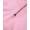 imageAUROLA Influence Workout Jacket for Women Half Zip Cropped Slim Fit Long Sleeve Yoga Jackets Athletic Top with Thumb HolesSweet Pink
